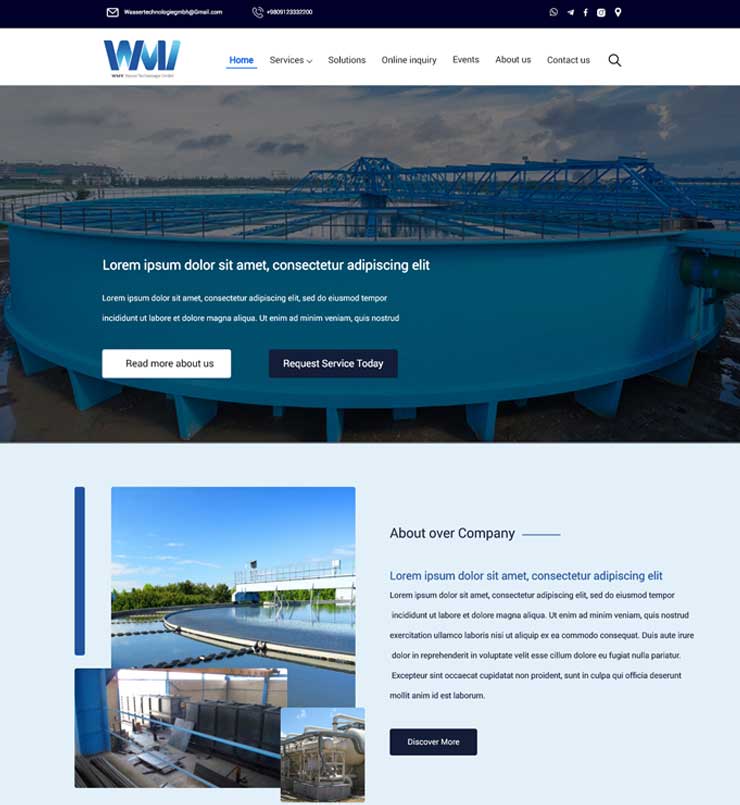 طراحی سایت شرکت WMV اتریش