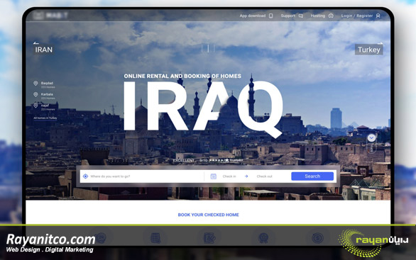 طراحی سایت در عراق در ایران