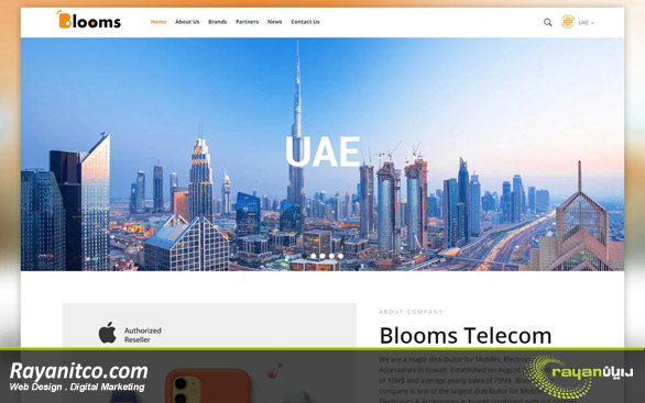 طراحی سایت شرکتی در کویت