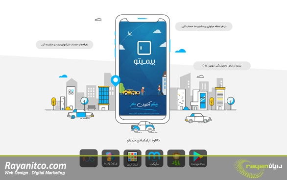 لزوم طراحی سایت شبیه بیمیتو