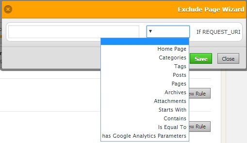 آموزش بخش Exclude Pages